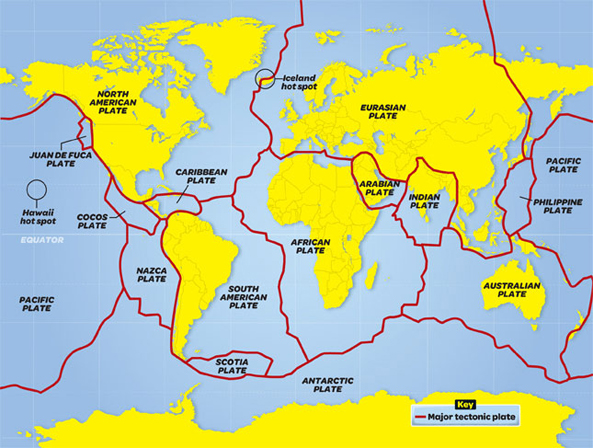 Tectonic Plates Of Earth
